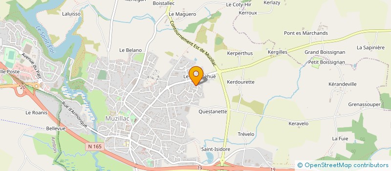 localisation de l'entreprise EMV à MUZILLAC