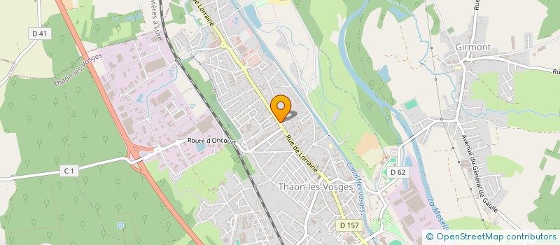 localisation de l'entreprise EMV  THAON-LES-VOSGES