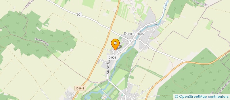 localisation de l'entreprise EMV  DANNEMOIS