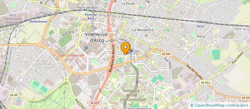 localisation de l'entreprise EMV à VILLENEUVE-D'ASCQ