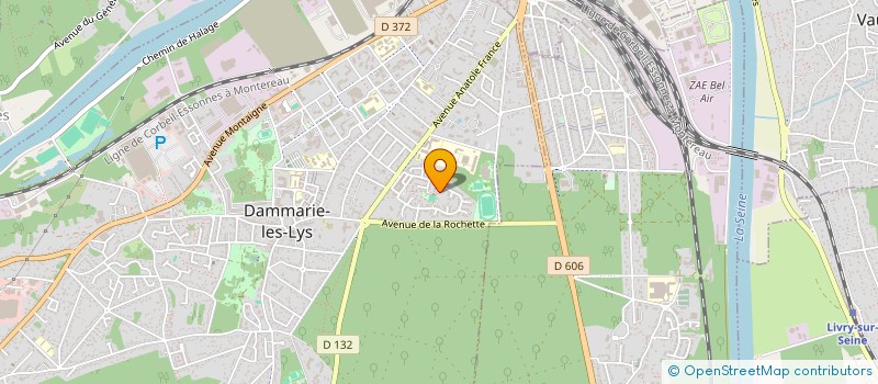 localisation de l'entreprise EMV ELEC à DAMMARIE-LES-LYS