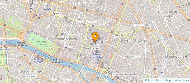 localisation de l'entreprise EMV GROUPE  PARIS