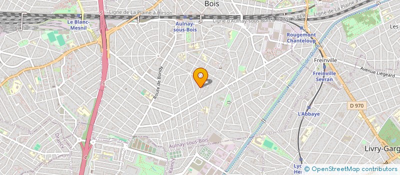 localisation de l'entreprise EMVA à AULNAY-SOUS-BOIS