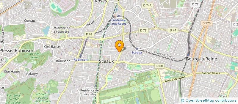 localisation de l'entreprise EMVA CONSEIL à SCEAUX