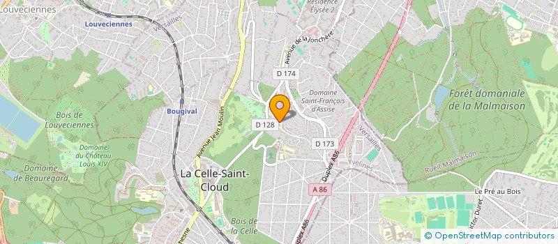 localisation de l'entreprise EMVI  LA CELLE-SAINT-CLOUD