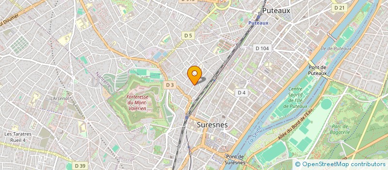 localisation de l'entreprise EMVI à SURESNES