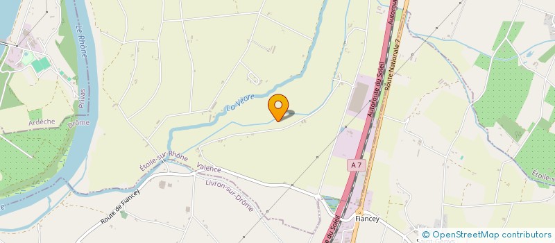 localisation de l'entreprise EMVILU  ETOILE-SUR-RHONE