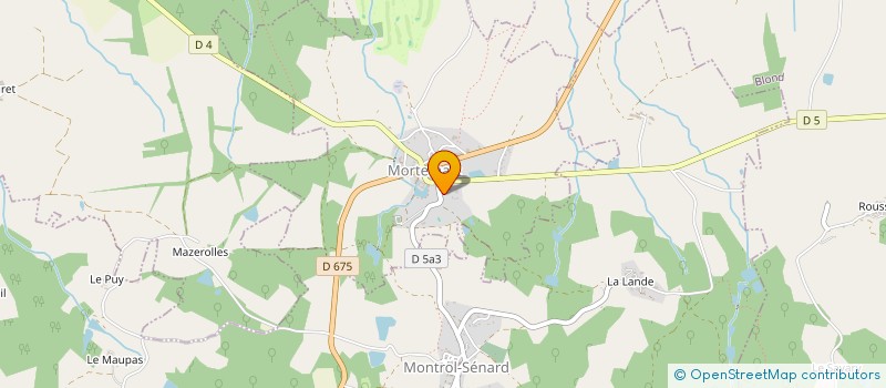 localisation de l'entreprise EMVOL  MORTEMART