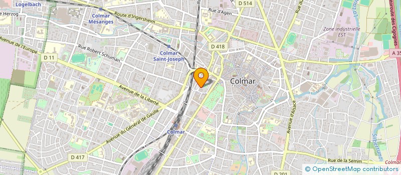 localisation de l'entreprise EMX CONSULTING  COLMAR