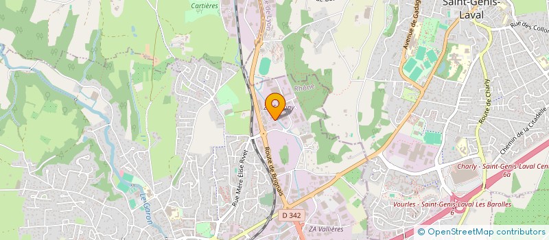 localisation de l'entreprise EMX DEVELOPPEMENT  BRIGNAIS