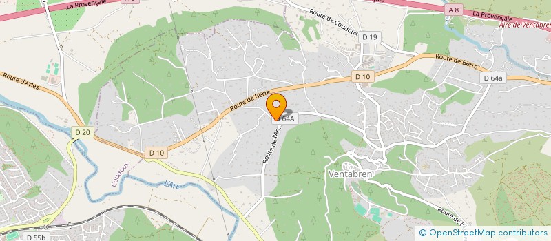 localisation de l'entreprise EMX ECOLE DE PILOTAGE  VENTABREN