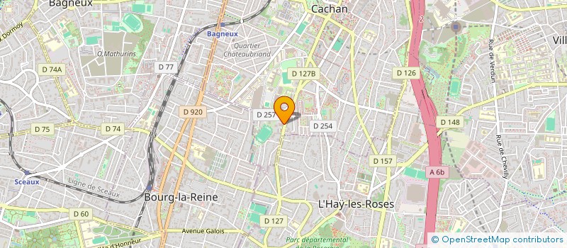 localisation de l'entreprise EMY à CACHAN