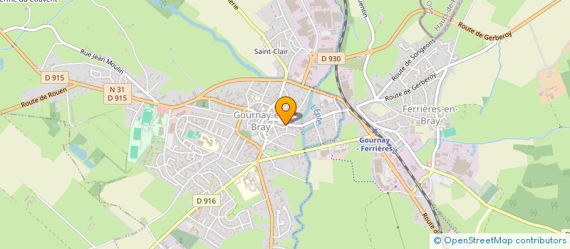 localisation de l'entreprise EMY à GOURNAY-EN-BRAY
