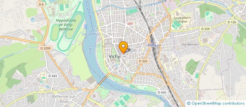 localisation de l'entreprise EMY à VICHY