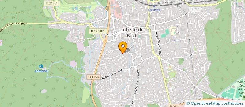 localisation de l'entreprise EMY à LA TESTE-DE-BUCH