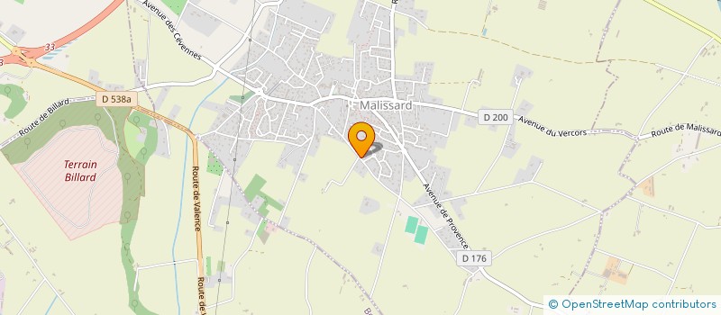 localisation de l'entreprise EMY  MONTELIER