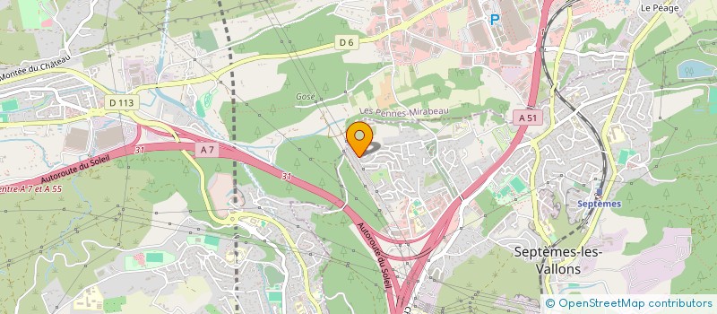 localisation de l'entreprise EMY  SEPTEMES LES VALLONS