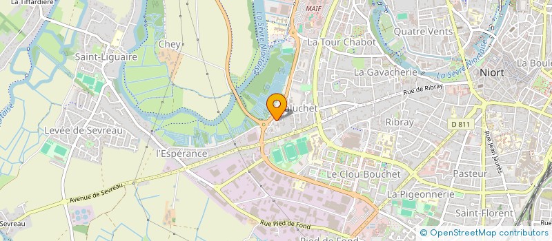 localisation de l'entreprise EMY  NIORT