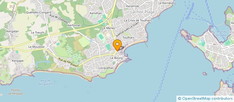 localisation de l'entreprise EMY ANGEL  LARMOR-PLAGE