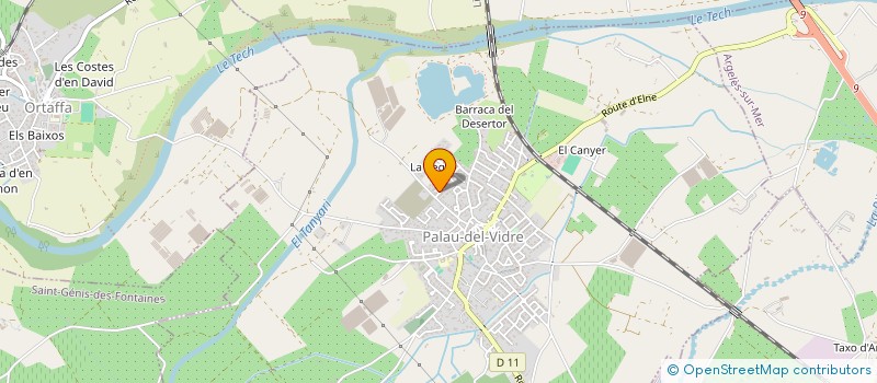 localisation de l'entreprise EMY EXPRES FRANCE  PALAU-DEL-VIDRE