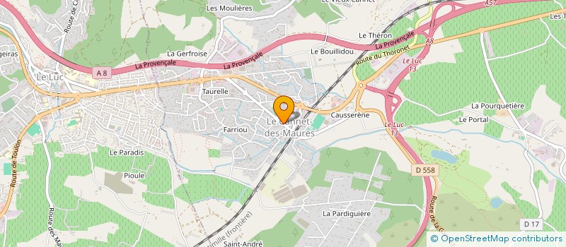 localisation de l'entreprise EMY L' AME AGIT à LE CANNET-DES-MAURES