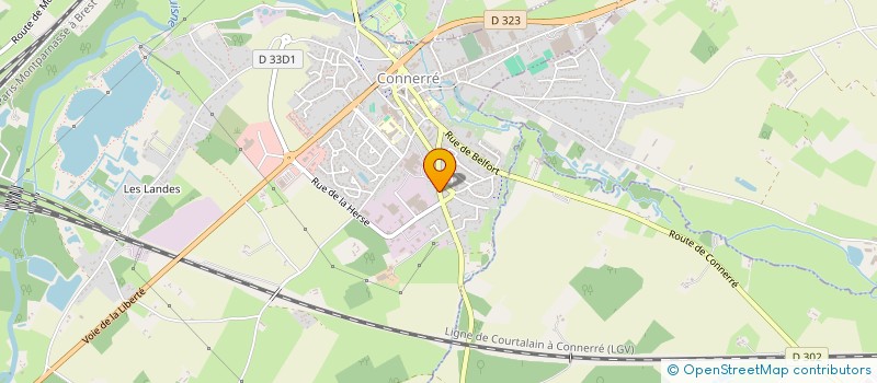 localisation de l'entreprise EMY LA FERTE BERNARD  CONNERRE