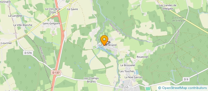 localisation de l'entreprise EMY PASSION PEINTURE  MESNIL-ROC'H