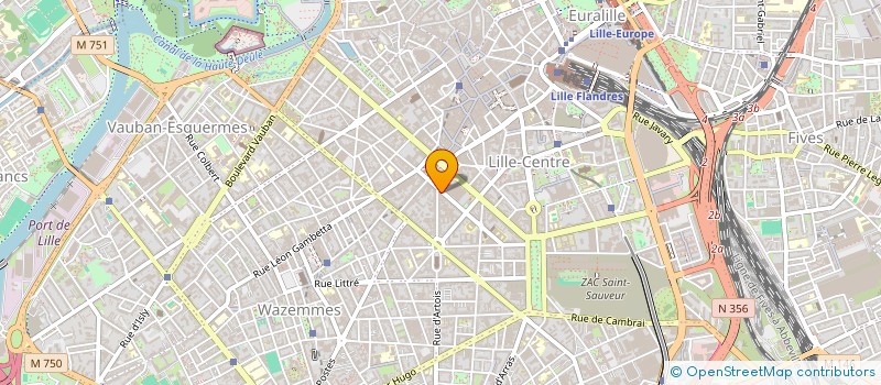 localisation de l'entreprise EMY SERVICES à LILLE