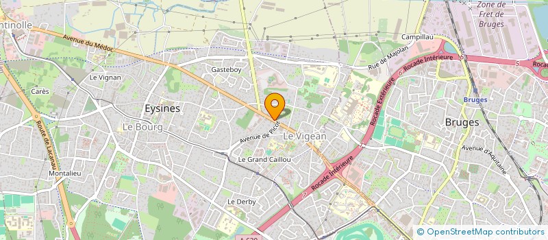 localisation de l'entreprise EMY UP  EYSINES