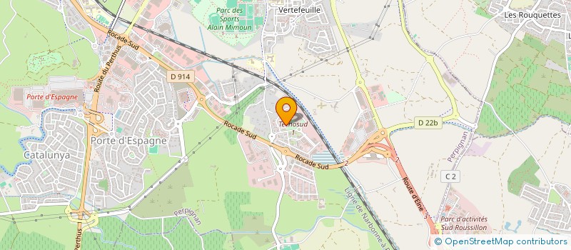 localisation de l'entreprise EMYCHATO  PERPIGNAN