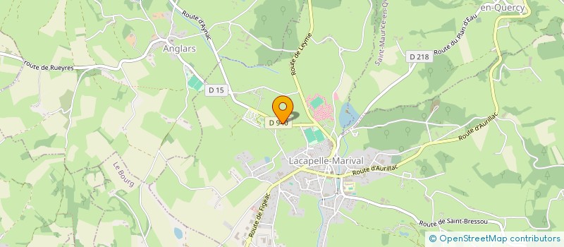 localisation de l'entreprise EMYE à LACAPELLE-MARIVAL