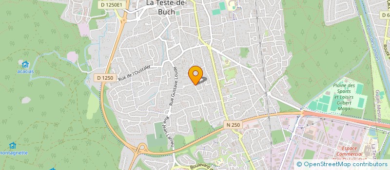 localisation de l'entreprise EMYLA à LA TESTE-DE-BUCH