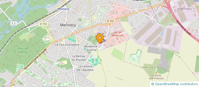 localisation de l'entreprise EMYLEA à MENNECY