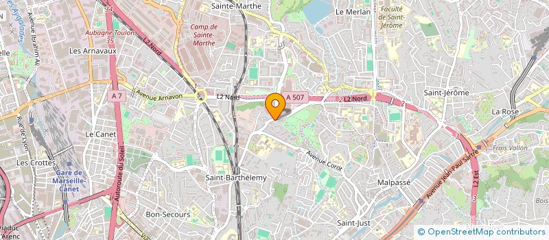 localisation de l'entreprise EMYLIE à MARSEILLE