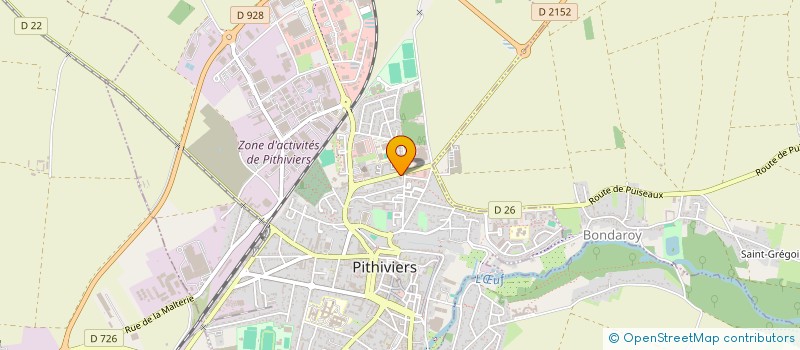 localisation de l'entreprise EMYLOUMANIE  PITHIVIERS