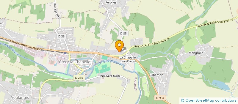 localisation de l'entreprise EMYNATH  CRECY-LA-CHAPELLE