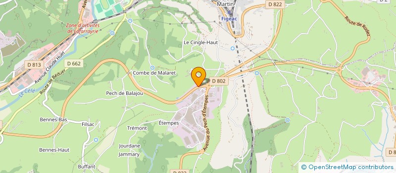 localisation de l'entreprise EMYNO  FIGEAC