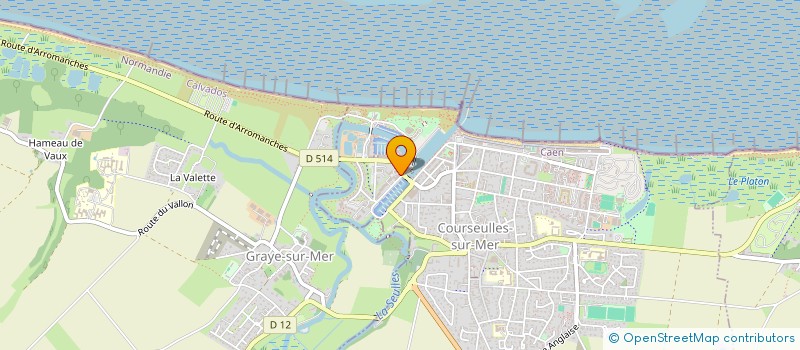 localisation de l'entreprise EMYO à COURSEULLES-SUR-MER