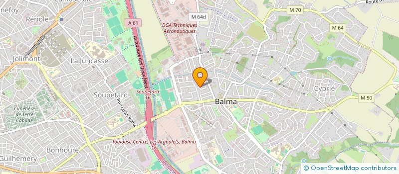 localisation de l'entreprise EMYPONS  BALMA