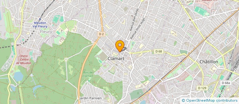 localisation de l'entreprise EMYR à CLAMART