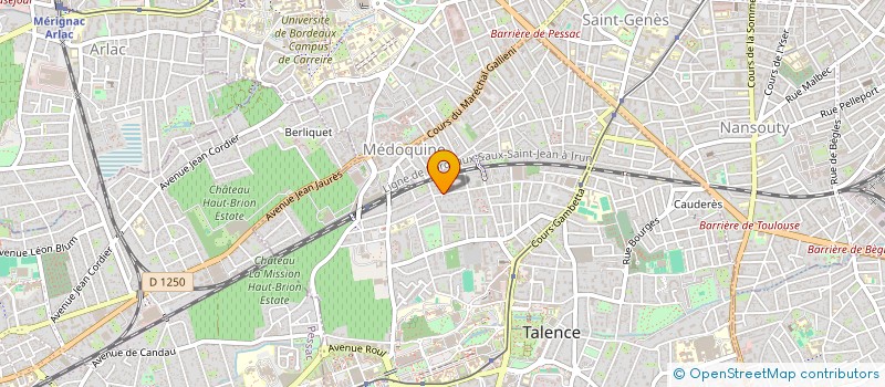 localisation de l'entreprise EMYSANDE  TALENCE