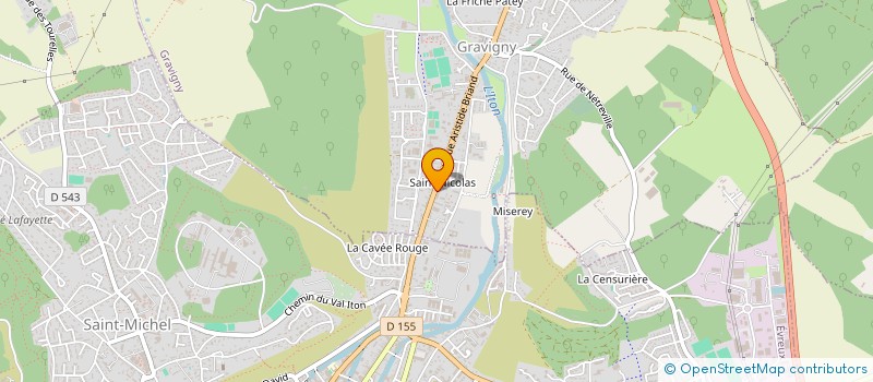 localisation de l'entreprise EMYTOM à GRAVIGNY