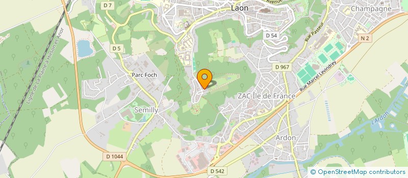 localisation de l'entreprise EMZ à LAON