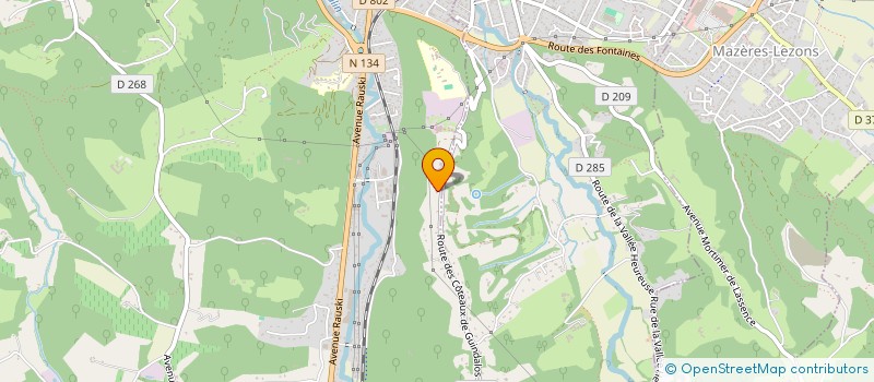 localisation de l'entreprise EMZ à JURANCON