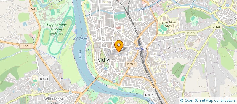 localisation de l'entreprise EMZ à VICHY