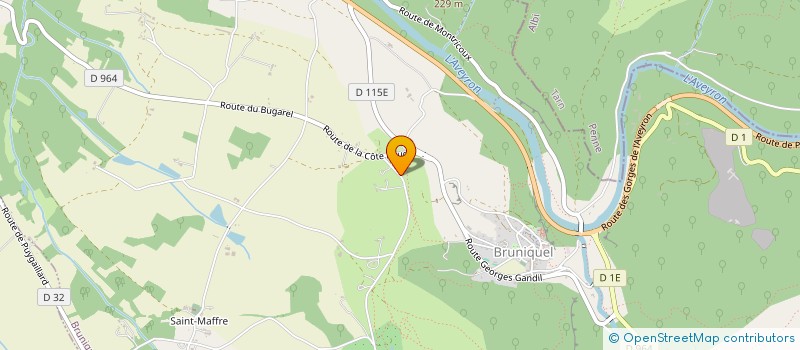 localisation de l'entreprise EN 10 MOTS  BRUNIQUEL