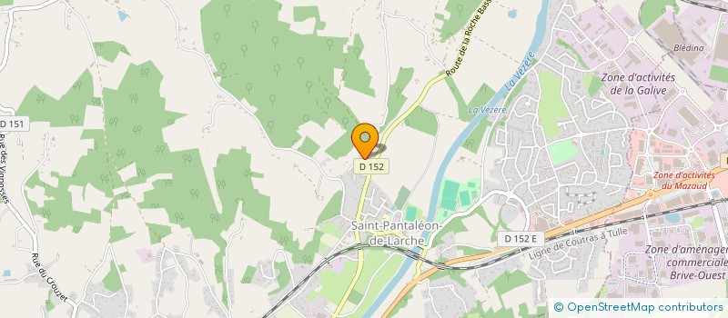 localisation de l'entreprise EN 19  SAINT-PANTALEON-DE-LARCHE