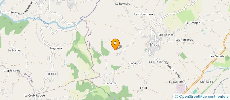 localisation de l'entreprise EN 3 D à MEYS