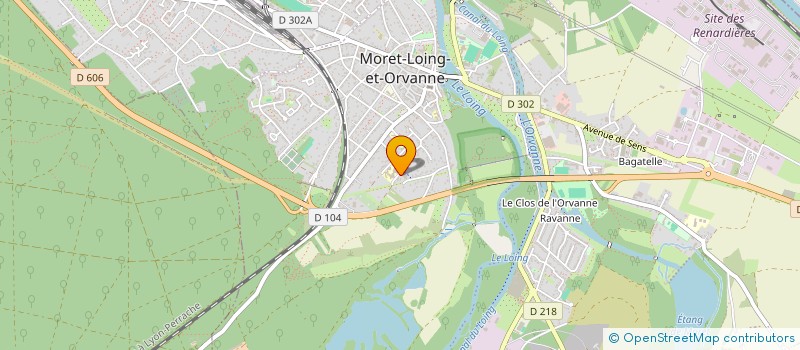 localisation de l'entreprise EN 35  MORET-LOING-ET-ORVANNE