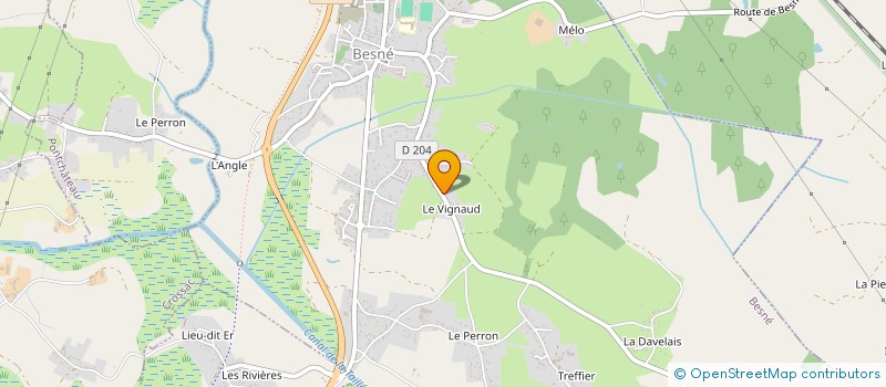 localisation de l'entreprise EN ACCORD AVEC TOI M'AIME  BESNE